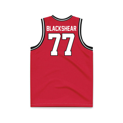 Youngstown State - NCAA Men's Basketball : Tae Blackshear - Red Basketball Jersey-1