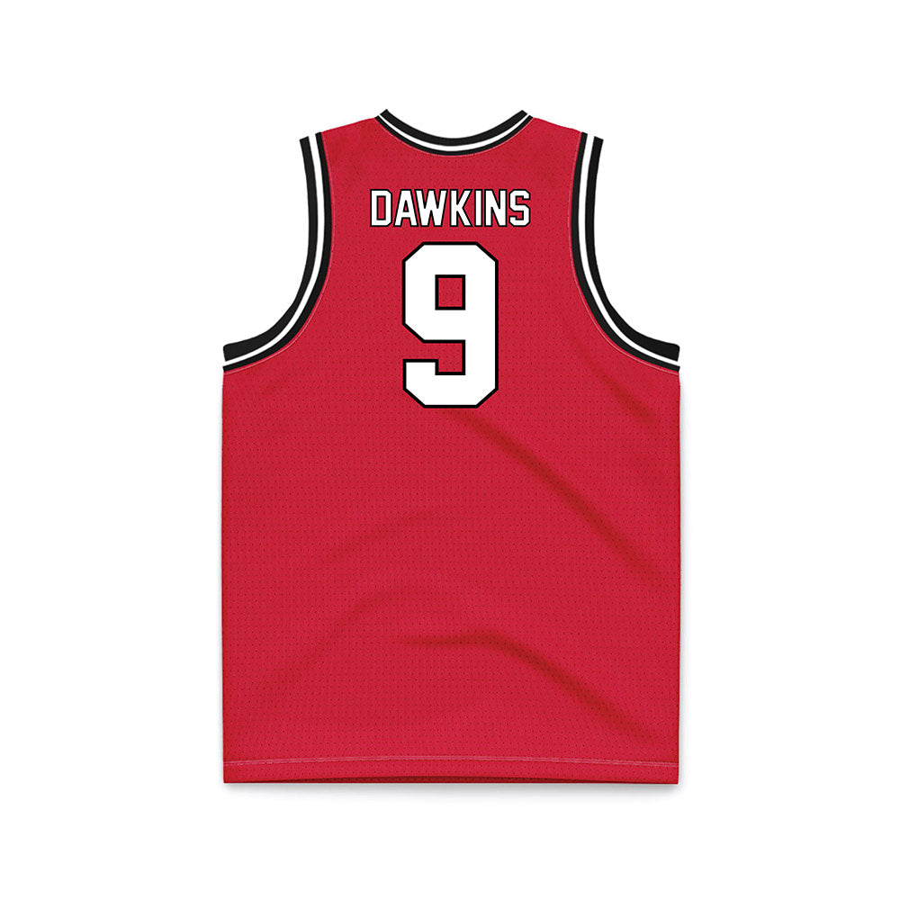 Youngstown State - NCAA Men's Basketball : Bryson Dawkins - Red Basketball Jersey-1