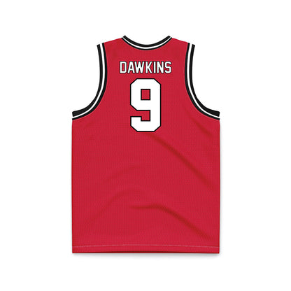 Youngstown State - NCAA Men's Basketball : Bryson Dawkins - Red Basketball Jersey-1