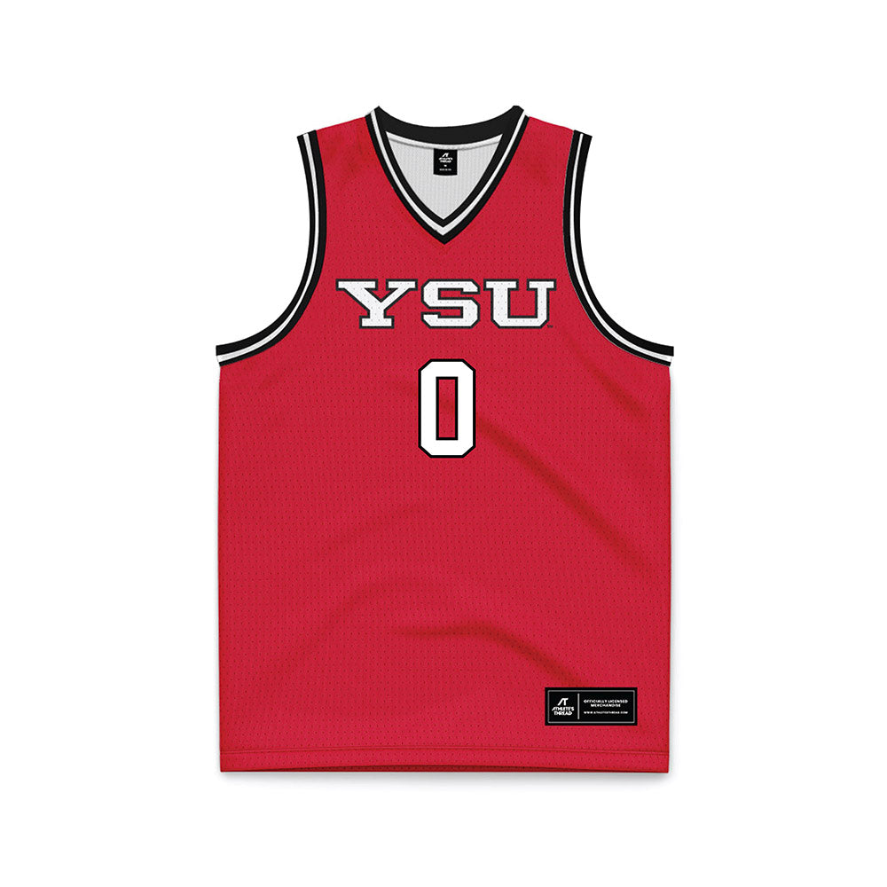 Youngstown State - NCAA Men's Basketball : Jason Nelson - Red Basketball Jersey-0