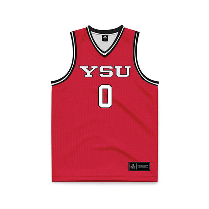 Youngstown State - NCAA Men's Basketball : Jason Nelson - Red Basketball Jersey-0