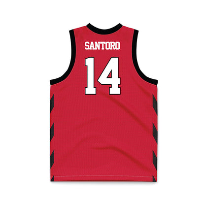 Youngstown State - NCAA Women's Basketball : Casey Santoro - Red Basketball Jersey-1