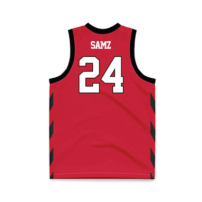 Youngstown State - NCAA Women's Basketball : Bella Samz - Red Basketball Jersey-1