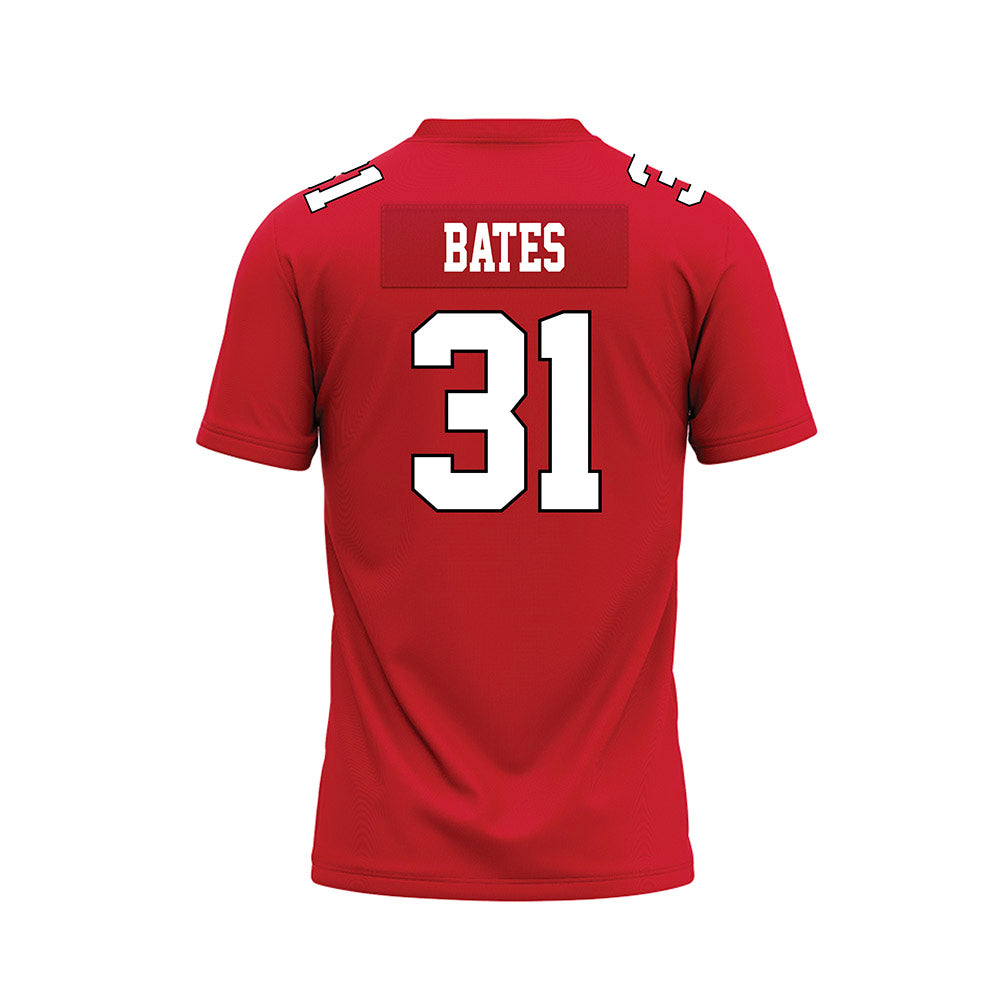 Youngstown State - NCAA Football : Dayveon Bates - Red Premium Football Jersey-1