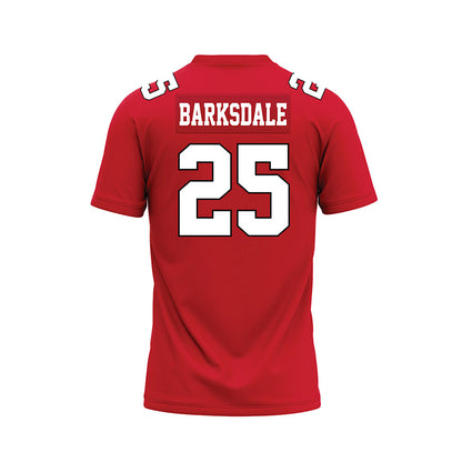 Youngstown State - NCAA Football : Donald Barksdale - Red Premium Football Jersey-1