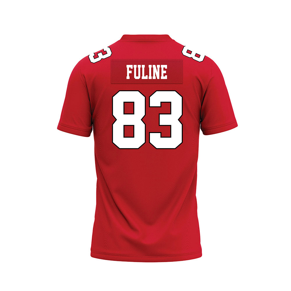 Youngstown State - NCAA Football : anthony fuline - Red Premium Football Jersey-1
