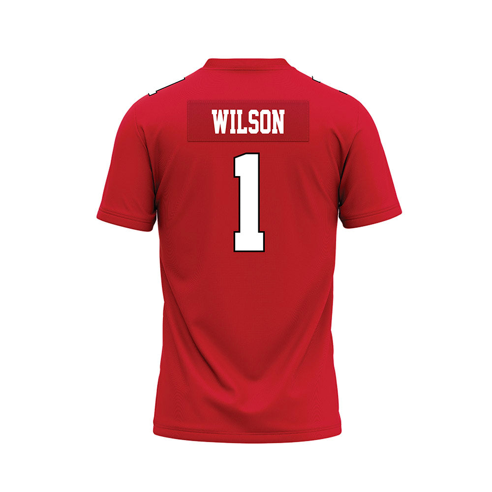 Youngstown State - NCAA Football : Kylon Wilson - Red Premium Football Jersey-1