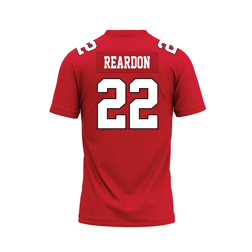 Youngstown State - NCAA Football : Matthew Reardon - Red Premium Football Jersey-1