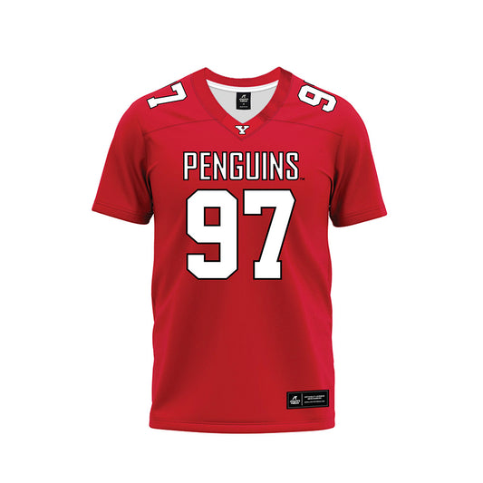 Youngstown State - NCAA Football : Trentt Fulgham - Red Premium Football Jersey-0