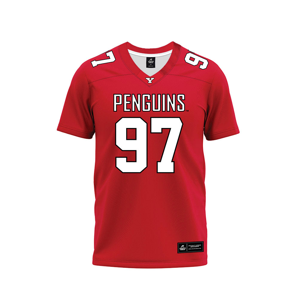 Youngstown State - NCAA Football : Trentt Fulgham - Red Premium Football Jersey-0