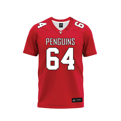 Youngstown State - NCAA Football : Matthew Keeley - Red Premium Football Jersey-0