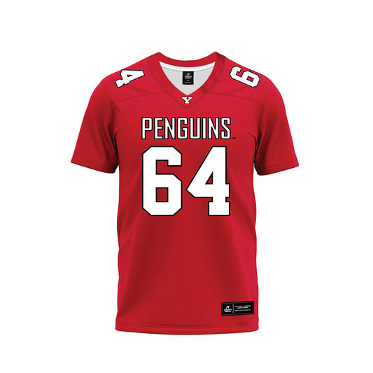 Youngstown State - NCAA Football : Matthew Keeley - Red Premium Football Jersey-0