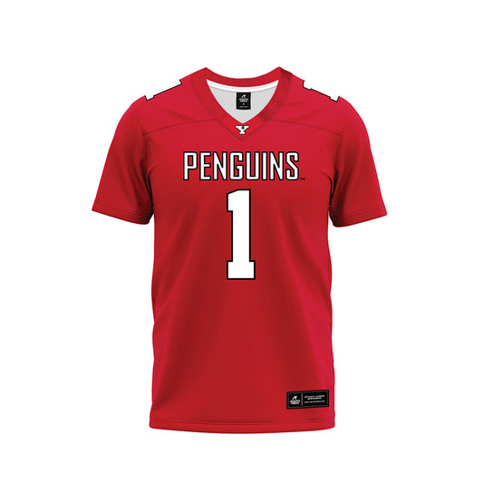 Youngstown State - NCAA Football : Kylon Flash - Red Premium Football Jersey-0