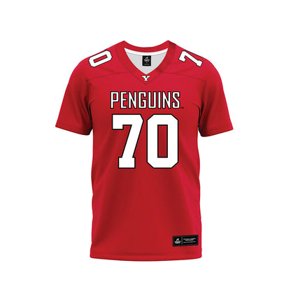 Youngstown State - NCAA Football : Robert Hayes - Red Premium Football Jersey-0