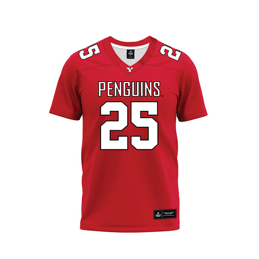 Youngstown State - NCAA Football : Donald Barksdale - Red Premium Football Jersey-0