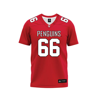 Youngstown State - NCAA Football : Max Patterson - Red Premium Football Jersey-0