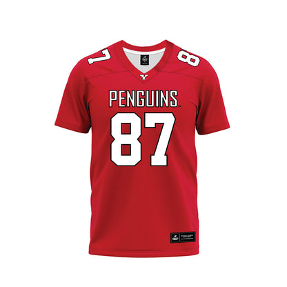 Youngstown State - NCAA Football : Alex Reese - Red Premium Football Jersey-0