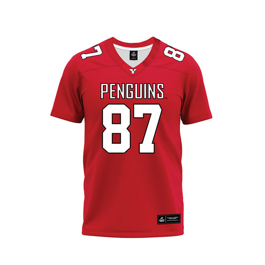 Youngstown State - NCAA Football : Alex Reese - Red Premium Football Jersey-0