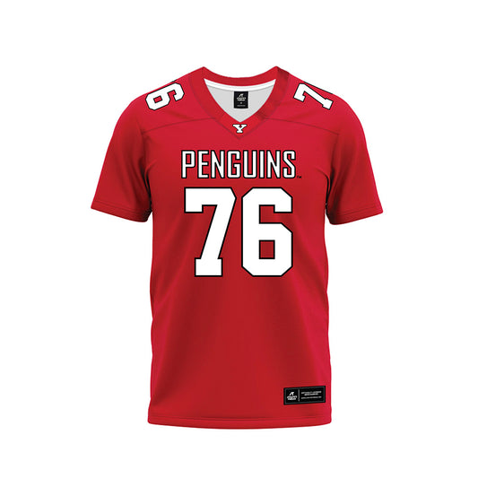 Youngstown State - NCAA Football : Nicholas Nielsen - Red Premium Football Jersey-0