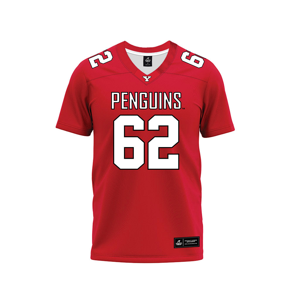 Youngstown State - NCAA Football : Shane Keenan - Red Premium Football Jersey-0