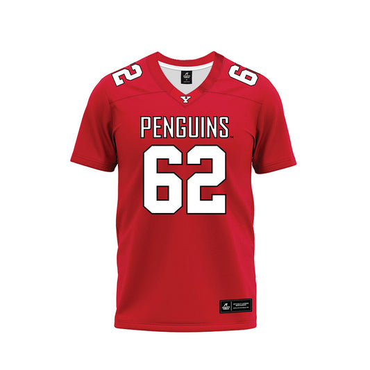 Youngstown State - NCAA Football : Shane Keenan - Red Premium Football Jersey-0