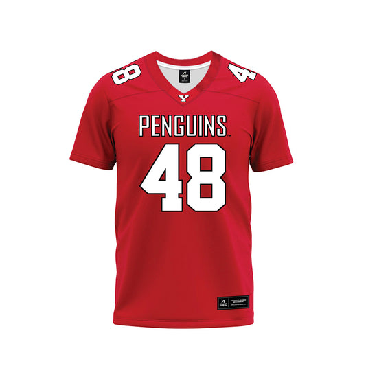 Youngstown State - NCAA Football : Andrew Jackson-Dunaway - Red Premium Football Jersey-0