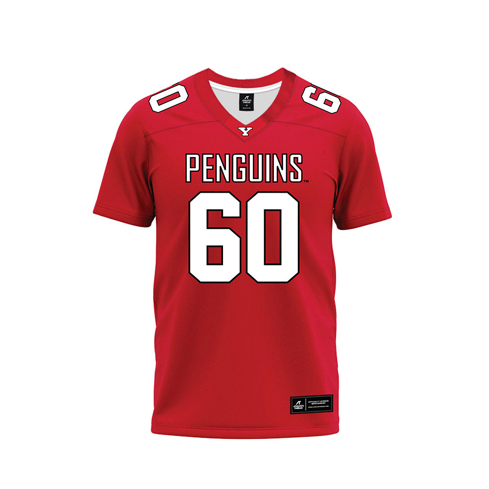 Youngstown State - NCAA Football : Najwan Smithwick - Red Premium Football Jersey-0