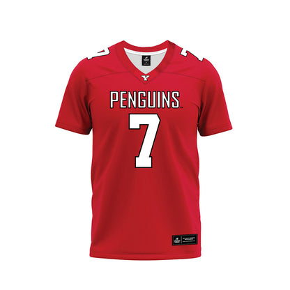 Youngstown State - NCAA Football : Justin Wimpye - Red Premium Football Jersey-0