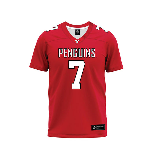 Youngstown State - NCAA Football : Justin Wimpye - Red Premium Football Jersey-0