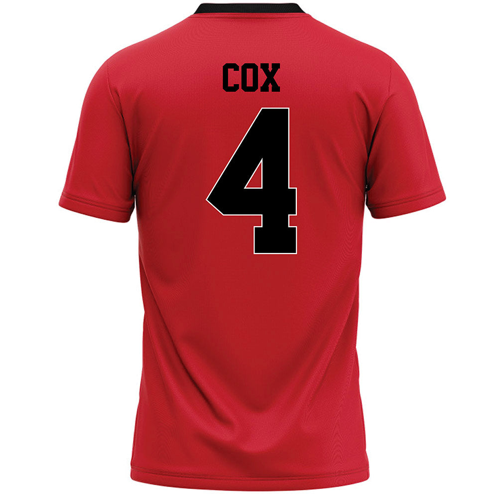 Youngstown State - NCAA Women's Lacrosse : Lena Cox - Red Lacrosse Jersey-1