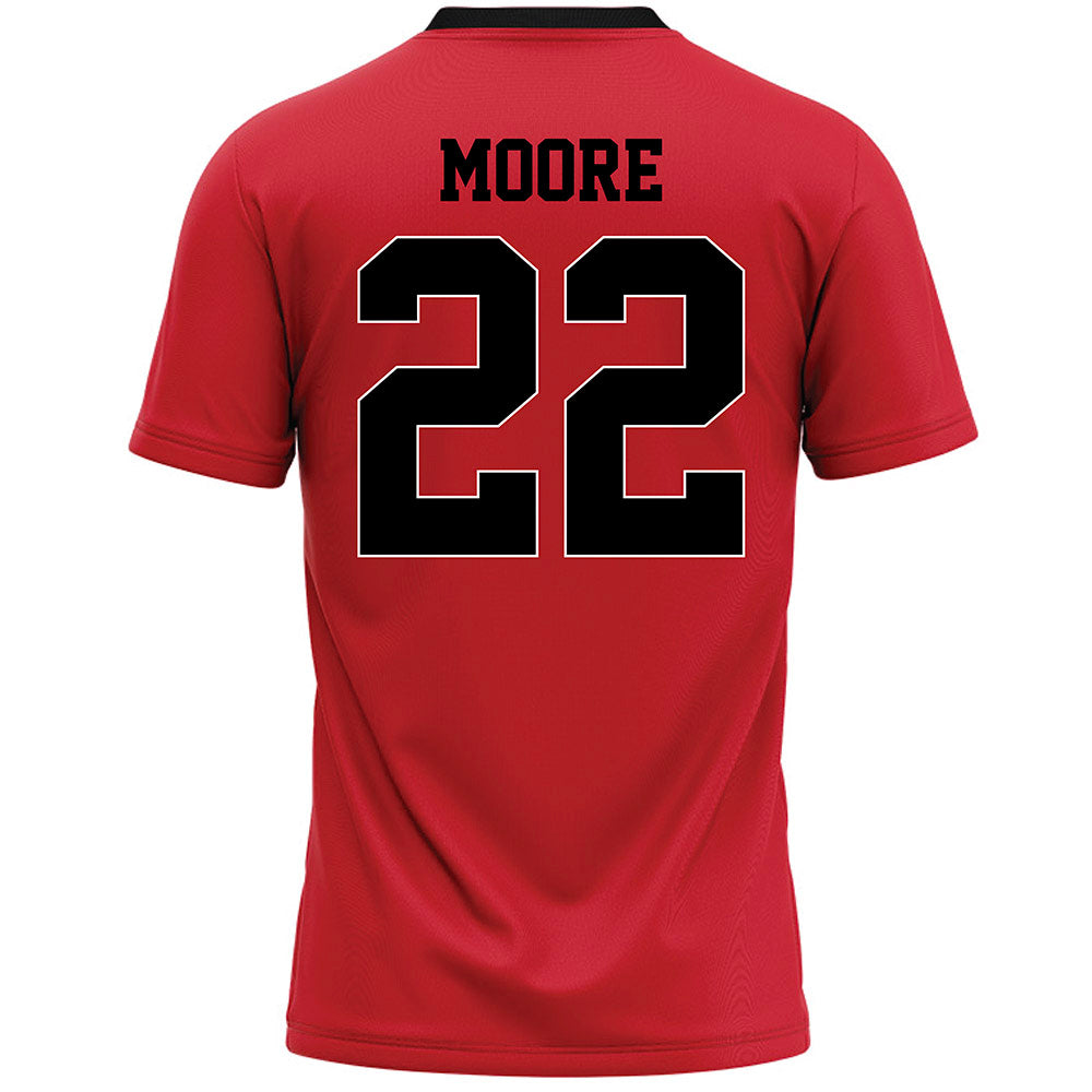 Youngstown State - NCAA Women's Lacrosse : Kaylie Moore - Red Lacrosse Jersey-1