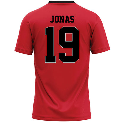 Youngstown State - NCAA Women's Lacrosse : Lauren Jonas - Red Lacrosse Jersey-1