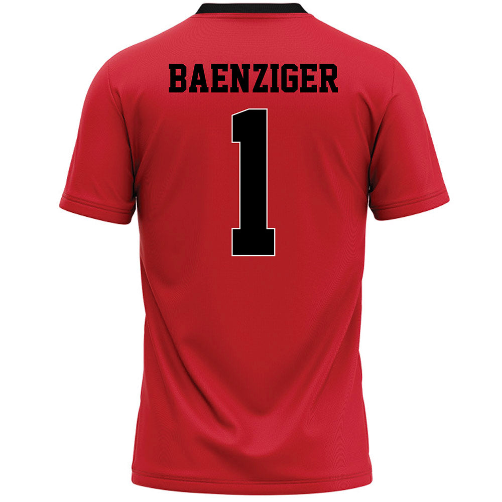 Youngstown State - NCAA Women's Lacrosse : Claire Baenziger - Red Lacrosse Jersey-1