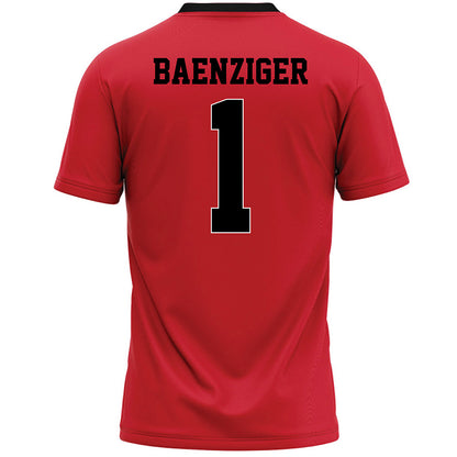 Youngstown State - NCAA Women's Lacrosse : Claire Baenziger - Red Lacrosse Jersey-1