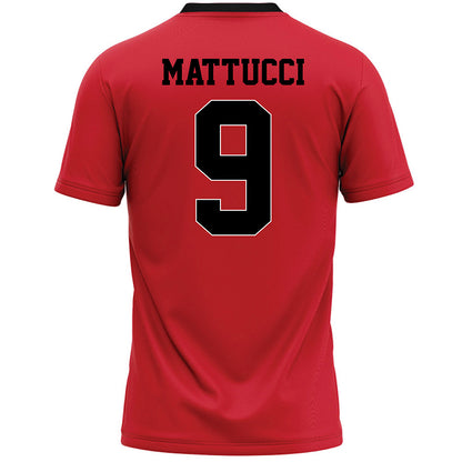 Youngstown State - NCAA Women's Lacrosse : Lillian Mattucci - Red Lacrosse Jersey-1