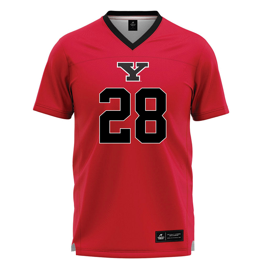 Youngstown State - NCAA Women's Lacrosse : Mia Stahl - Red Lacrosse Jersey-0