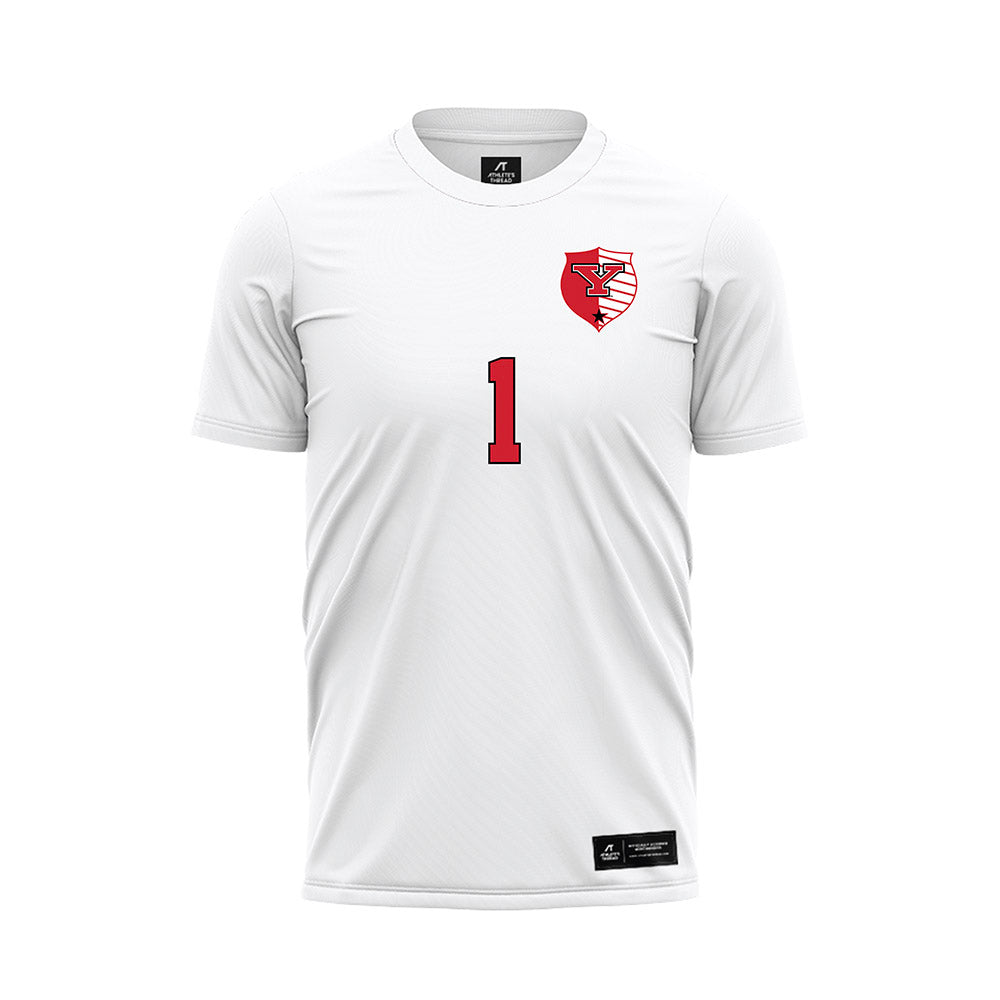 Youngstown State - NCAA Women's Soccer : Maya Naimoli - White Soccer Jersey-0