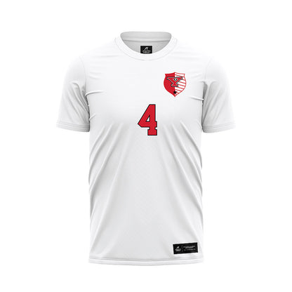 Youngstown State - NCAA Women's Soccer : Mara Jaracz - White Soccer Jersey-0