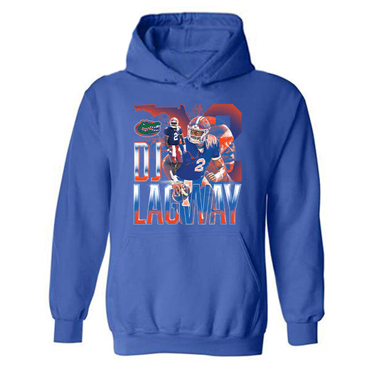 Florida - NCAA Football : DJ Lagway - Hooded Sweatshirt player collage