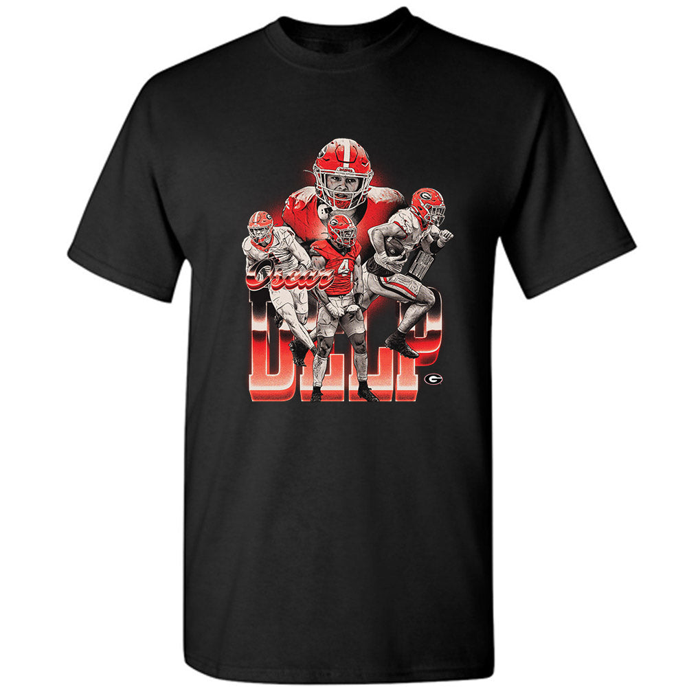 Georgia - NCAA Football : Oscar Delp - Player Collage T-Shirt-0