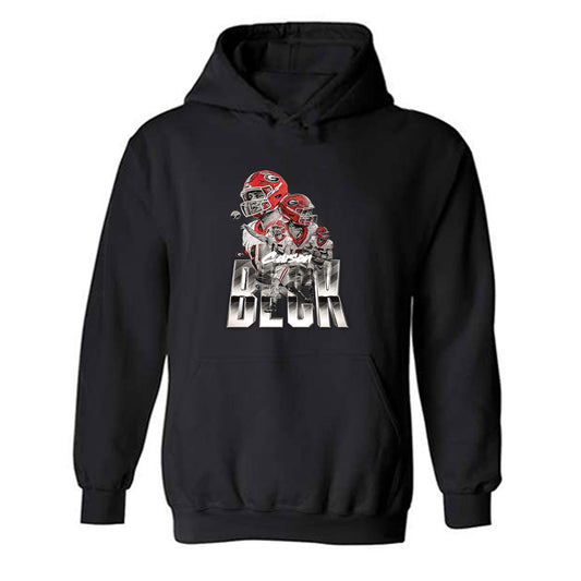 Georgia - NCAA Football : Carson Beck - Hooded Sweatshirt-0