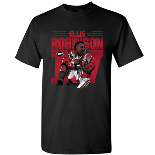 Georgia - NCAA Football : Ellis Robinson IV - Player Collage T-Shirt-0