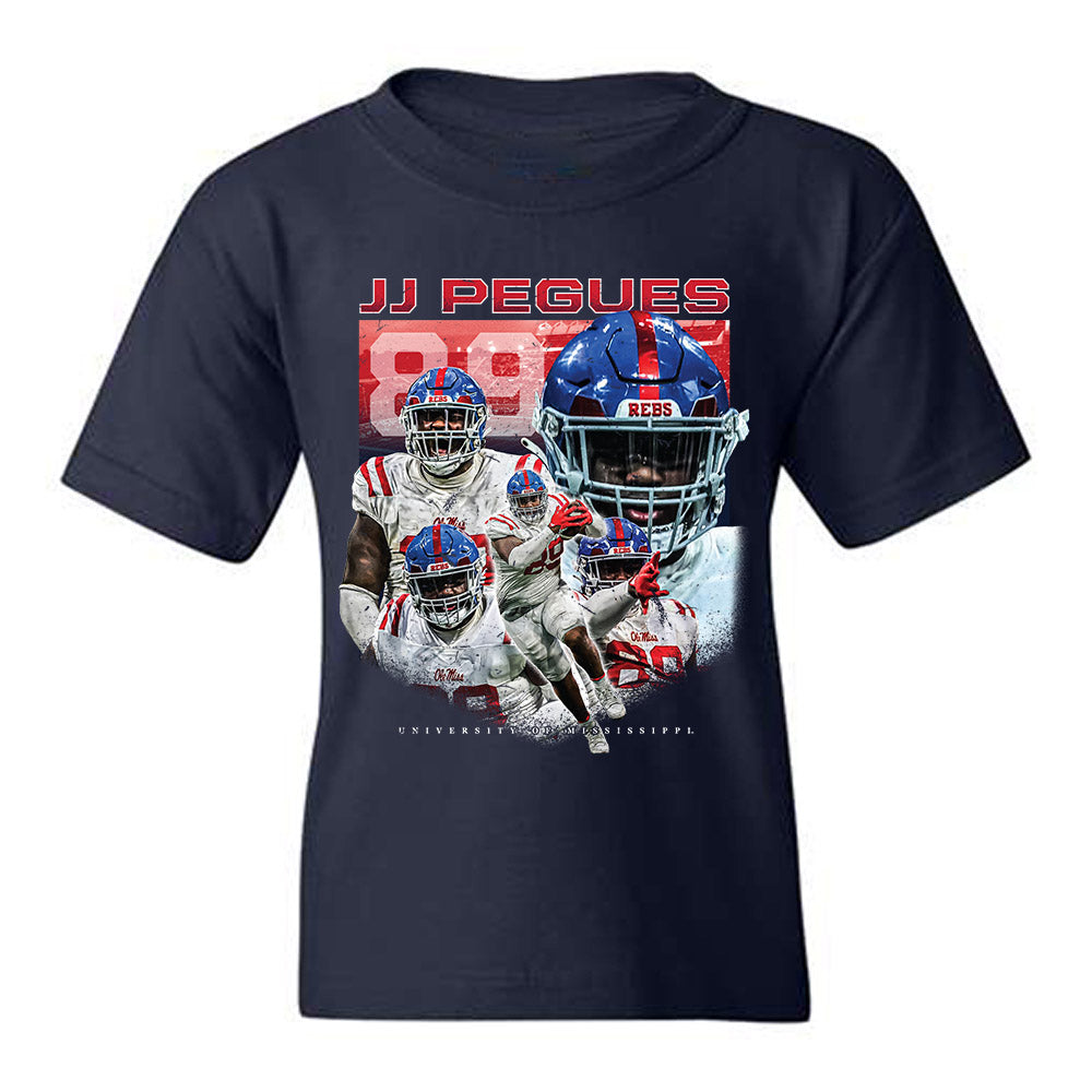 Ole Miss - NCAA Football : JJ Pegues - Youth T-Shirt