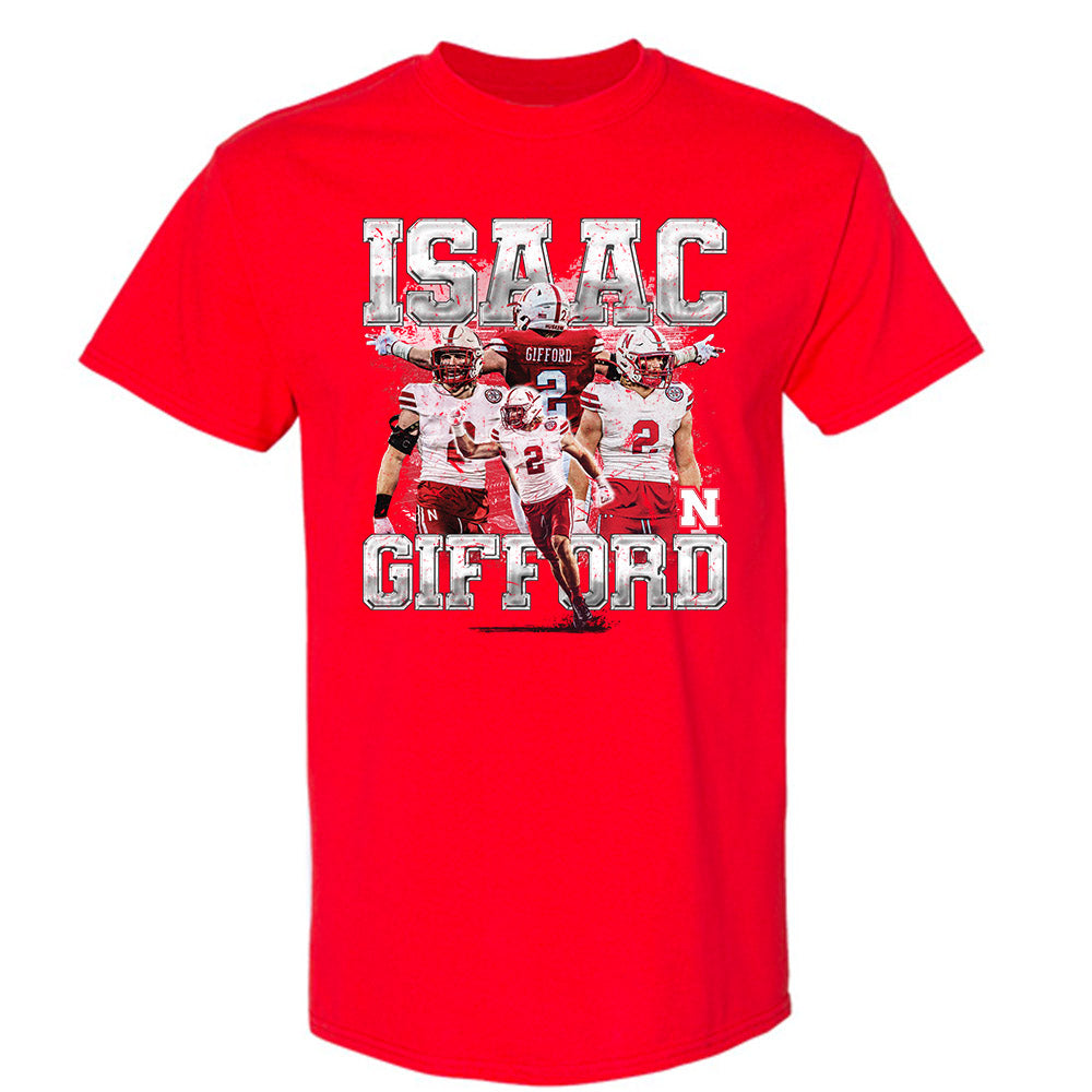 Nebraska - NCAA Football : Isaac Gifford - T-Shirt Player Collage