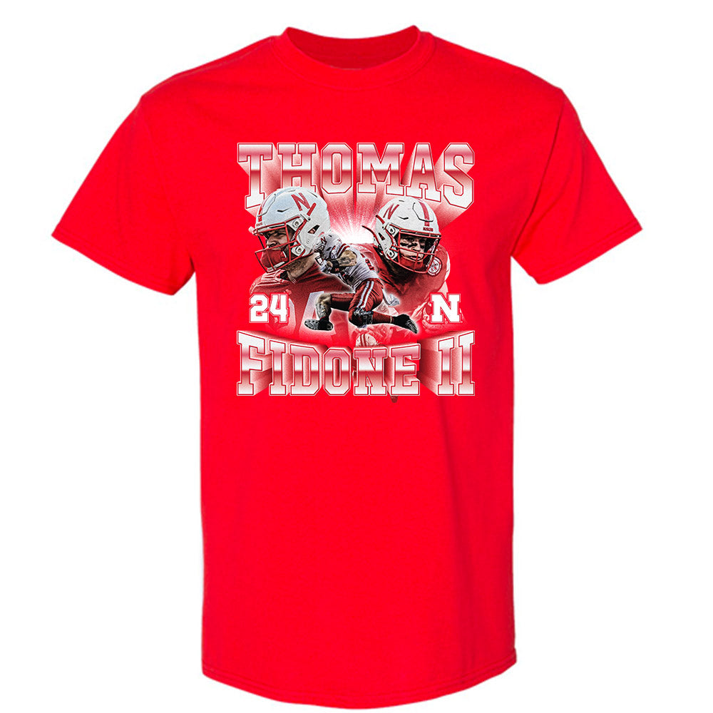 Nebraska - NCAA Football : Thomas Fidone II - T-Shirt Player Collage