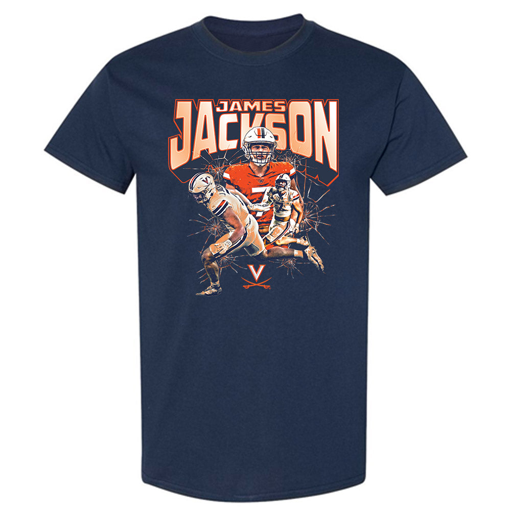 Virginia - NCAA Football : James Jackson - Player Collage T-Shirt