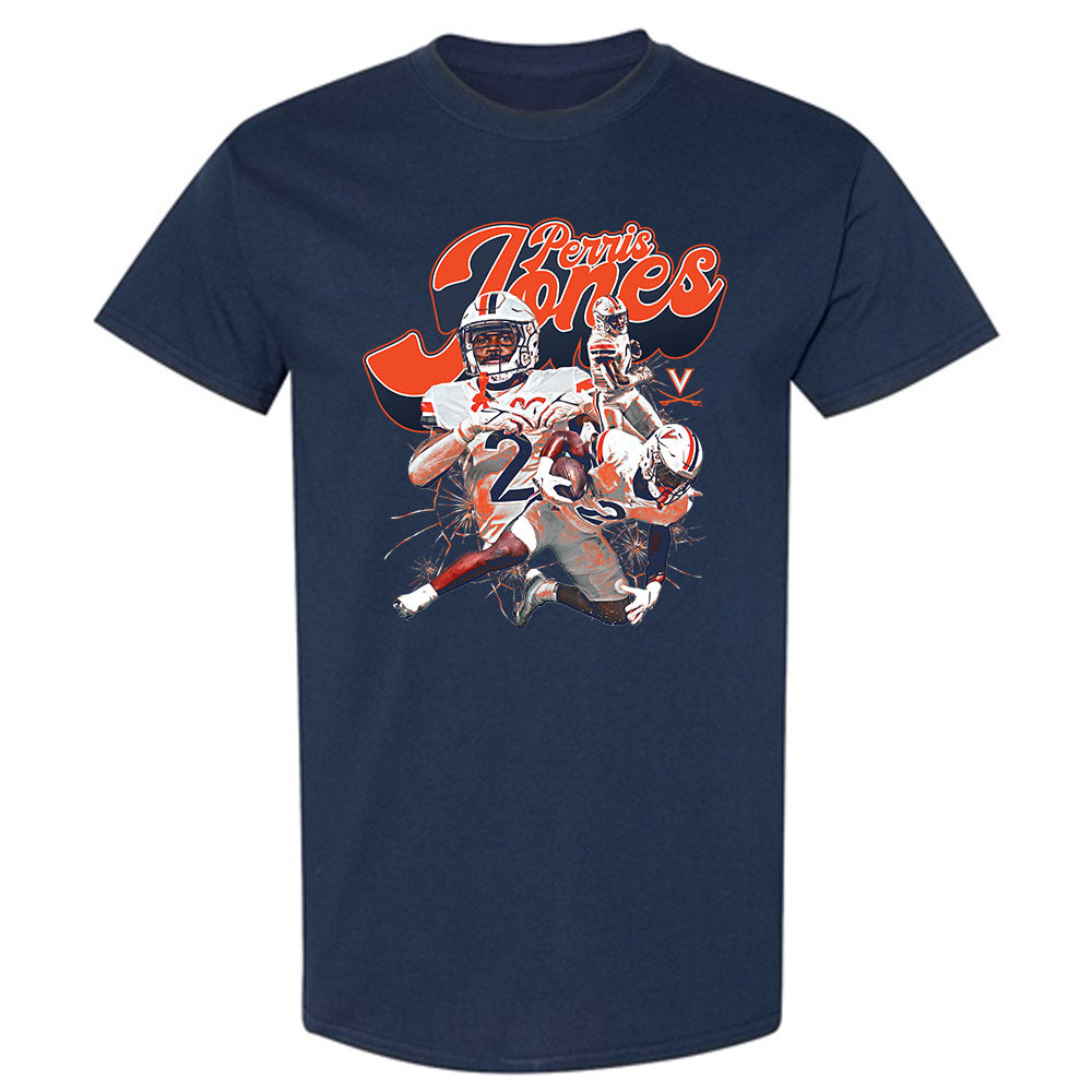 Virginia - NCAA Football : Perris Jones - Player Collage T-Shirt