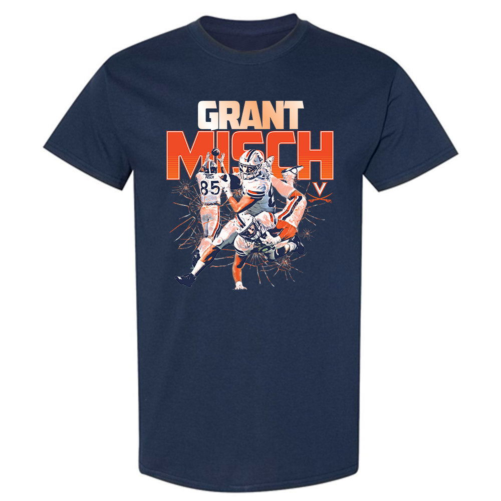 Virginia - NCAA Football : Grant Misch - Player Collage T-Shirt