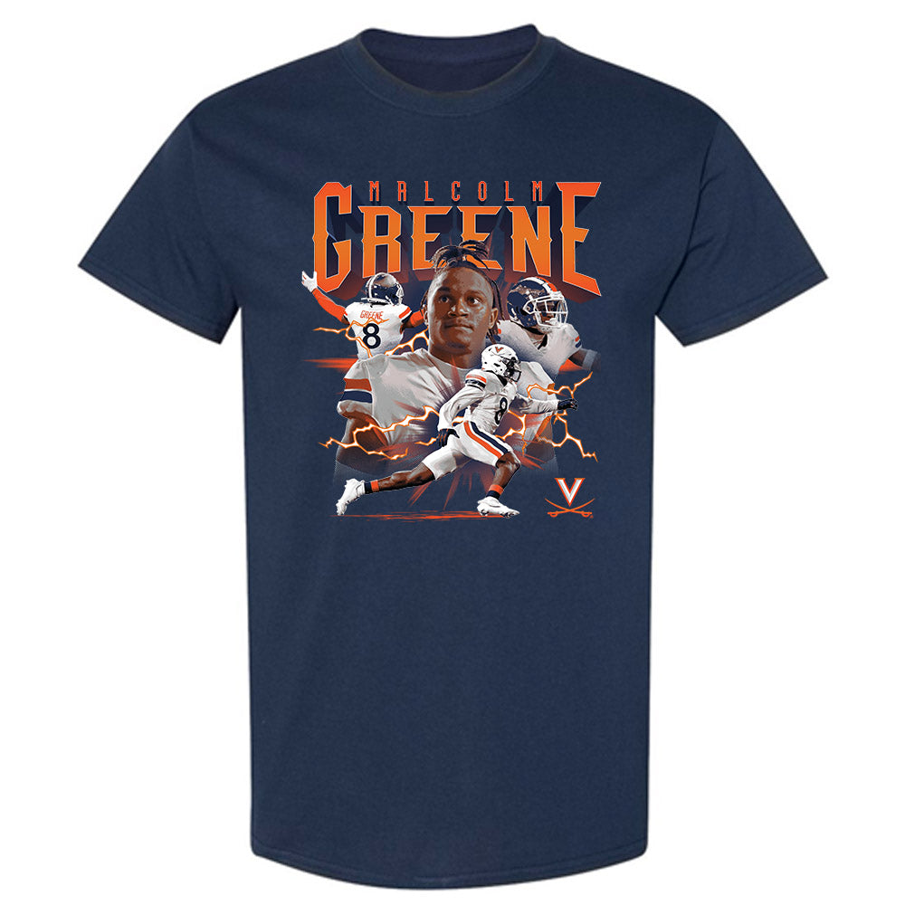 Virginia - NCAA Football : Malcolm Greene - Player Collage T-Shirt