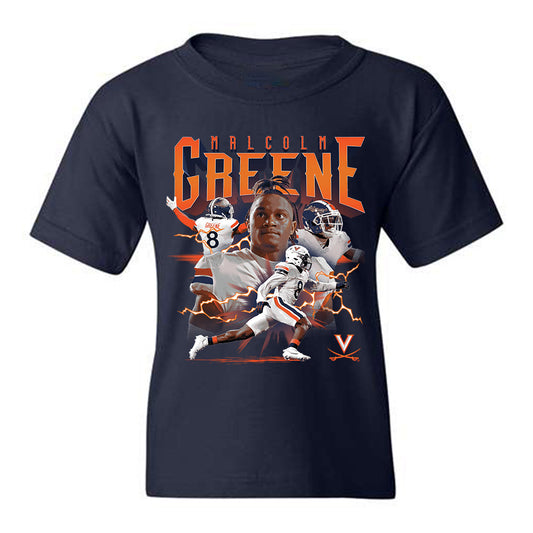 Virginia - NCAA Football : Malcolm Greene - Player Collage Youth T-Shirt